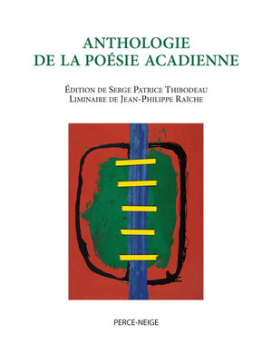 cover image of Anthologie de la poésie acadienne